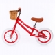 Baghera raudonas balansinis dviratukas