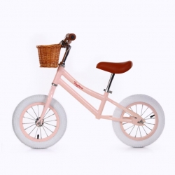 Baghera rožinis balansinis dviratukas
