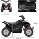 Licencijuotas akumuliatorinis kvadraciklas HONDA 6V